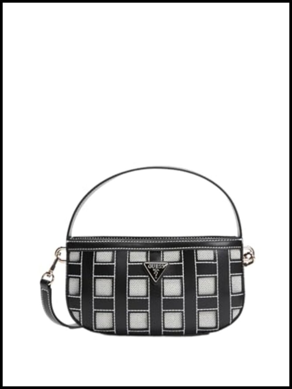 Mini Hobo Handbag with Adjustable Detachable Strap and Card Slots